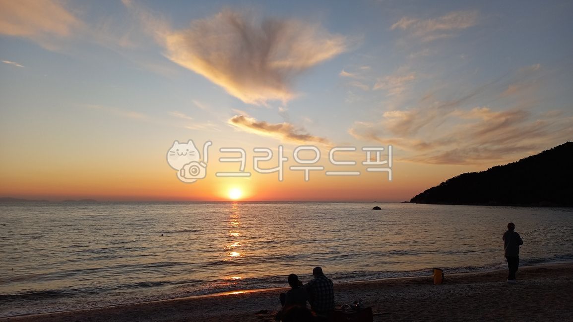 nature,sunset,sunset sea,west sea