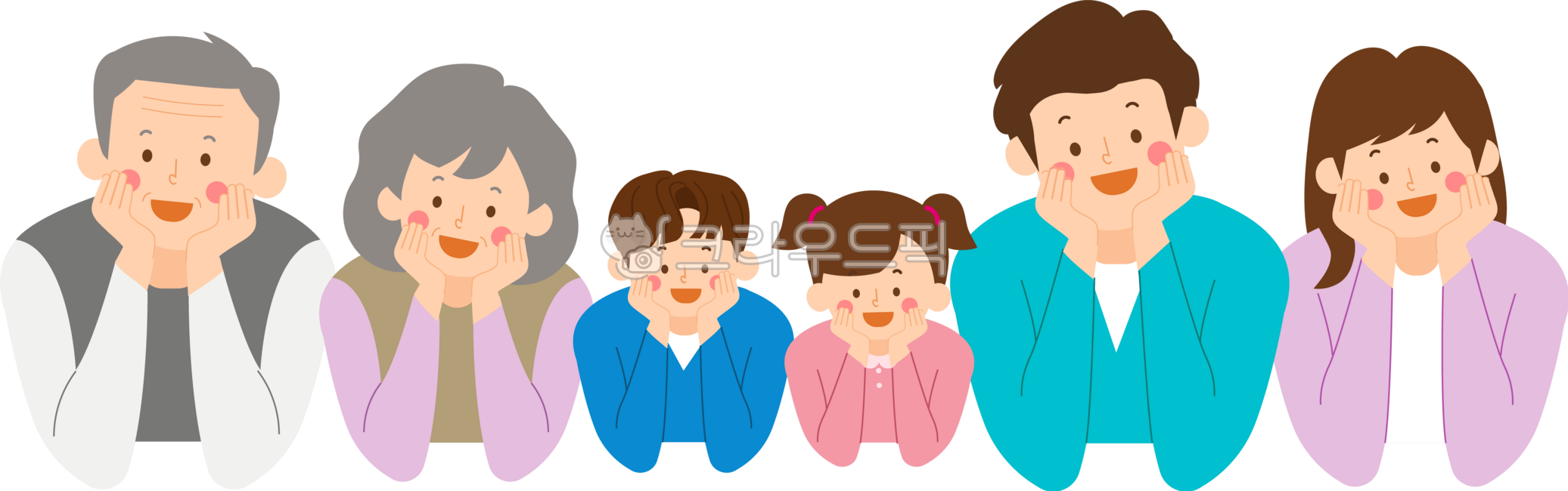 가족,대가족,화목한가족,가족일러스트,대가족일러스트,할머니,할아버지,아빠,아버지,엄마,어머니,아들,딸,업드린가족,엎드린가족일러스트,엎드린사람,업드린사람,가정의달일러스트,턱괸사람,턱받친사람,어버이날일러스트,까꿍,터괸사람,얼굴꽃받침,얼굴꽃받힘,꽃받힘,꽃받침,얼굴꽃받이,턱을괸사람