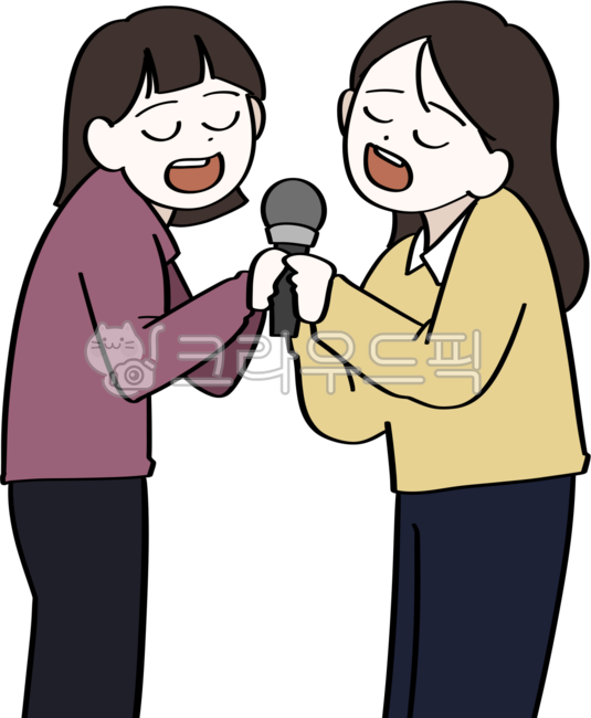 Song,karaoke,fun,second company dinner,company dinner karaoke,singer,passionate singing,microphone,karaoke illustration,music,karaoke company dinner,stress relief,host,fun,excitement,happy,duet