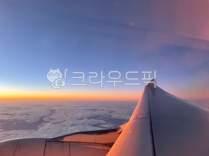 비행기,일출,일몰,여행,비행기안,비행기실내