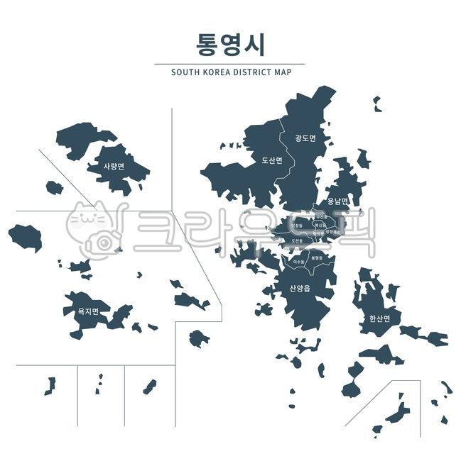 통영지도,통영시지도,통영,통영시,지도,지도일러스트,지역,대한민국,행정구역,맵,일러스트,행정지도,시,도,군,동,관할,행정