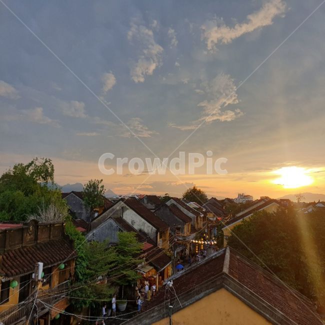풍경,노을지다,선셋,옥상위,sunset