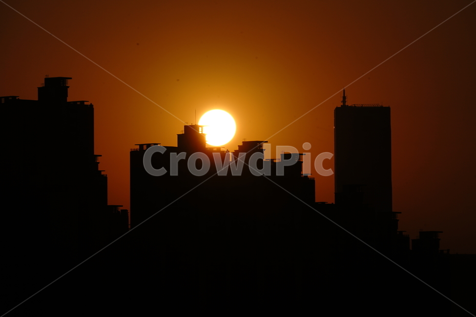 nature,자연,sunlight,햇빛,outdoors,옥외,노을,태양,건물,자연,풍경,nature,landscape