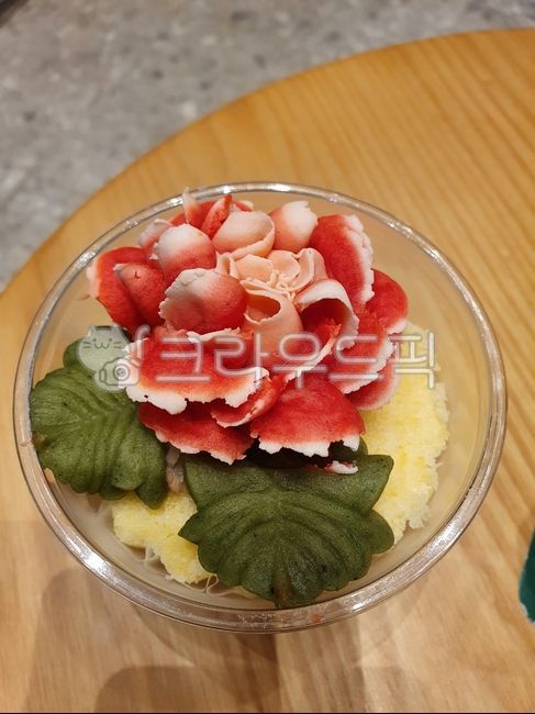Flower rice cake,dessert,rice cake,Beef rice cake,food