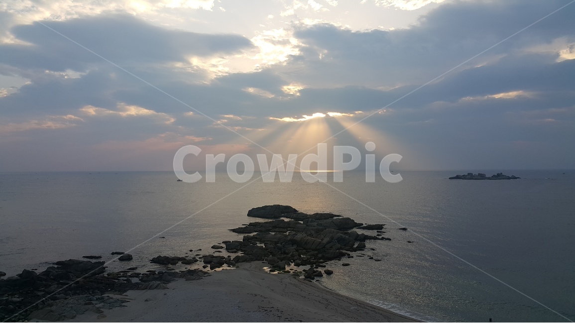바다,하늘,일출,풍경,구름,자연,풍경,nature,landscape,light,빛,flare,플레어,land,땅,outdoors,옥외,promontory,곶,sea,ocean,대양,water,물