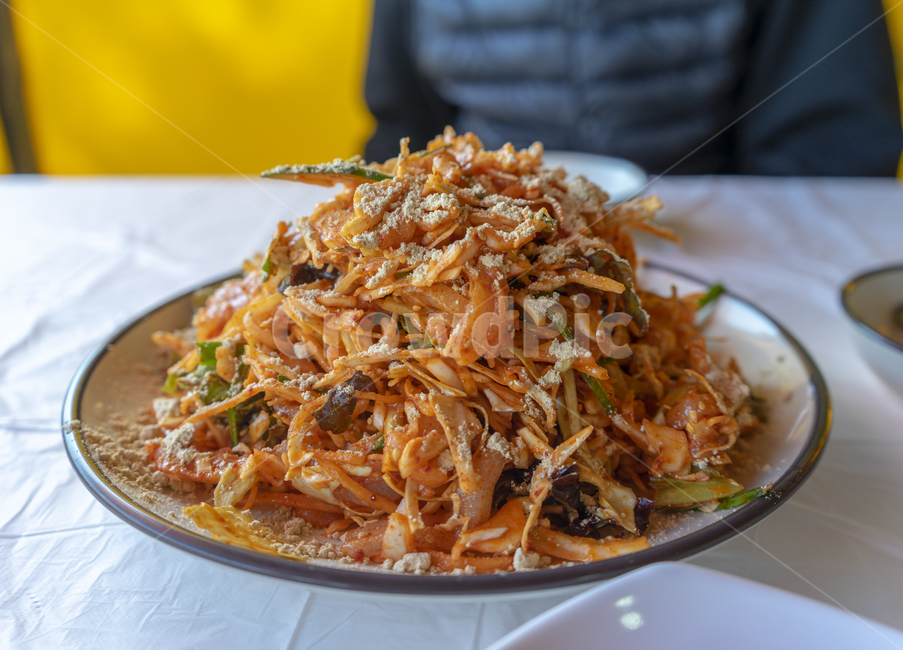 가자미회무침,한식,음식,rawfishsalad,koreanfood,slicedrawsole