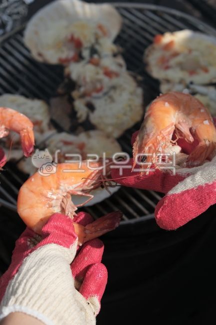 새우,대하구이,조개구이,가리비구이,해산물,가을,점심식사,새우구이