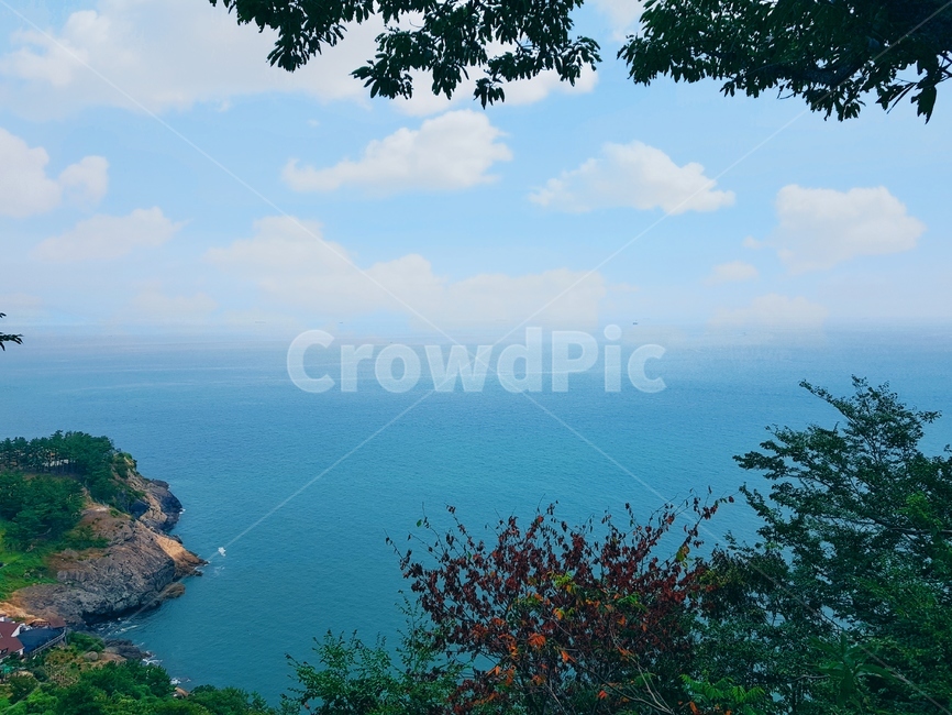 여수,바다,outdoors,옥외,nature,자연,land,water,물,sea,ocean,구름