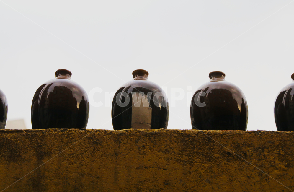 항아리,단지,일렬,복사,술병,도자기,사물,물건,오브젝트,thing,object,matter