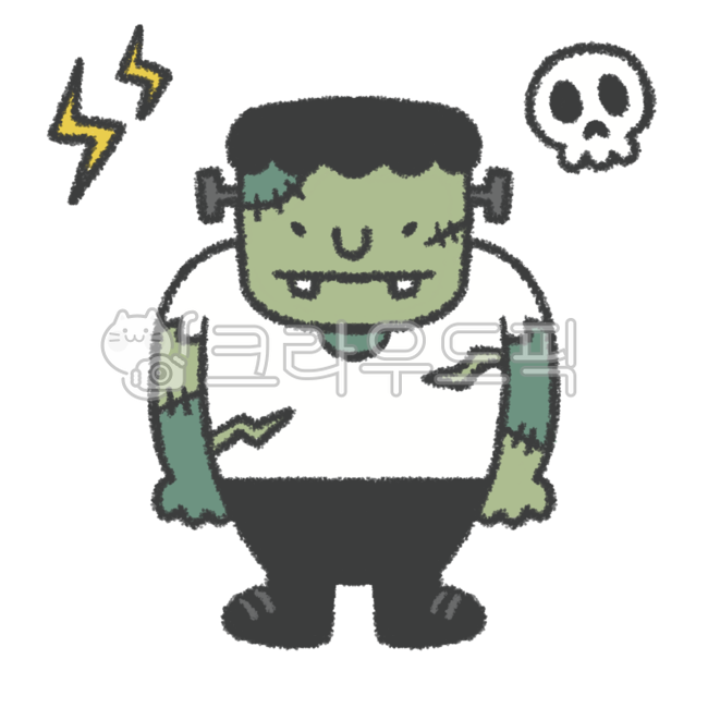 할로윈,프랑켄,프랑켄슈타인,해골,번개,초록괴물,할로윈캐릭터,할로윈몬스터,halloween,frankenstein,happyhalloween,monster,character,귀여운캐릭터,캐릭터,캐리커처