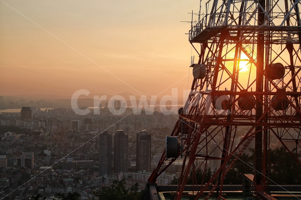 서울,남산,노을,서울n타워,빛,도시,풍경,city,landscape,한국도시풍경,한국도시경관,korea cityscape,construction,구성,공사