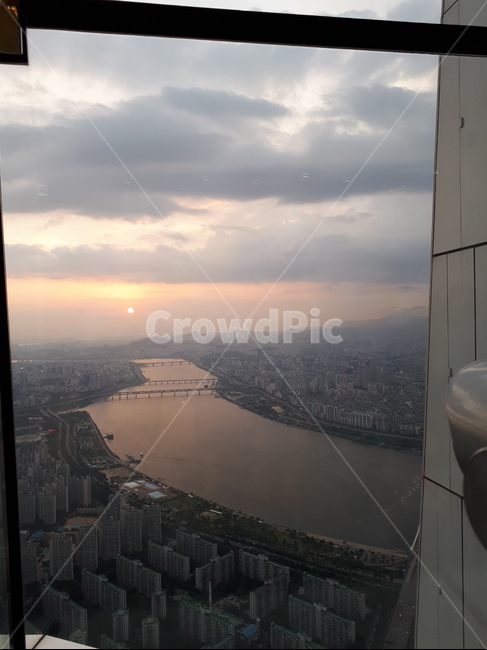 노을,한강,흐린날,거울,구름,경치,도시,풍경,city,landscape,한국도시풍경,한국도시경관,korea cityscape,outdoors,옥외,nature,자연,scenery,aerial view,조감도