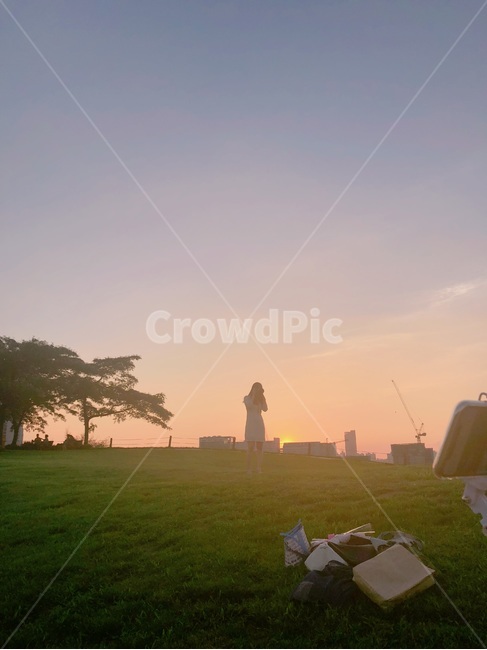 노을,공원,감성사진,노을분위기,glow,pictureofme