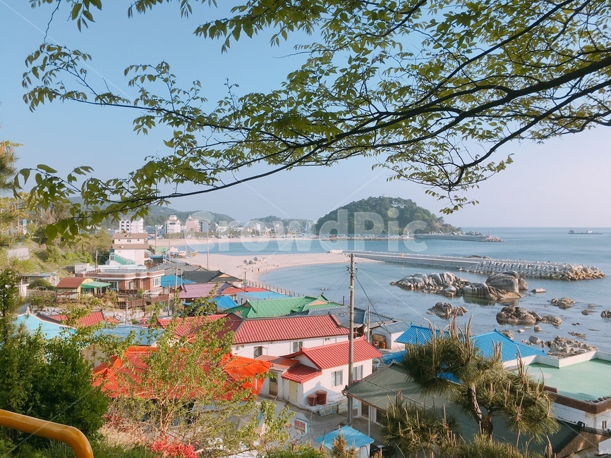 nature,자연,프레임,flame,마을,village