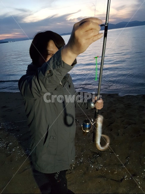 장어낚시,바닷가,밤낚시,고흥,낚시,붕장어,사람,인물,인간,human,person