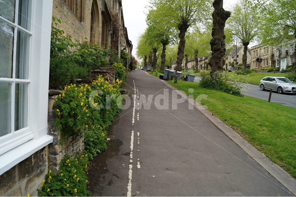 영국,코츠월드,거리,돌집,cotswolds