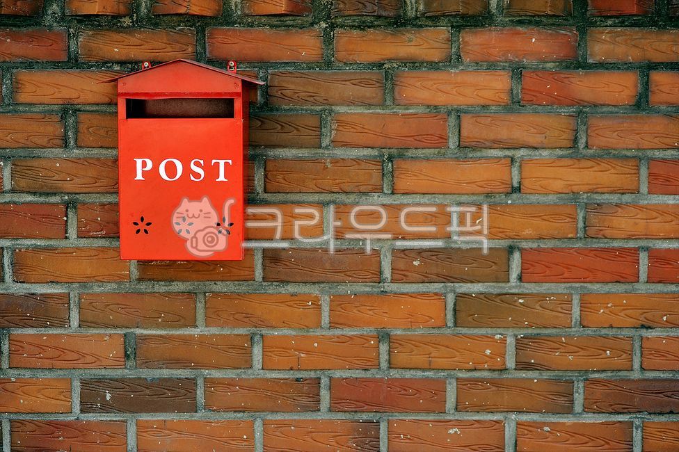 brick, 벽돌, mailbox, 사서함, letterbox, 사진,이미지,일러스트,캘리그라피 - filmark작가