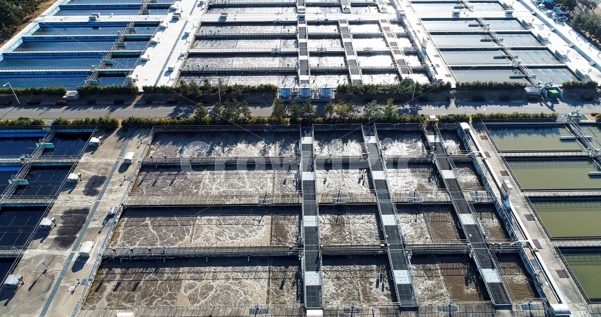 gyeonggido,aerial photography,public nature,essence,Bucheon,Clean,water,purification facility,environment,sewer,purification,public interest,sewage treatment plant,public facilities,Water purification facility,Northern Water Resources Ecological Park,tap 