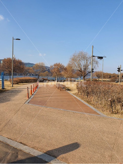 통로,도로,road,벤치,한강공원