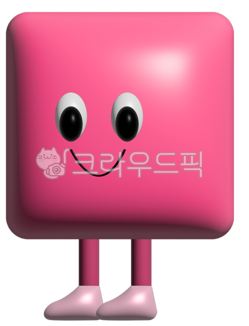 rectangle, 사각형, 네모, 기본캐릭터, 3d, 사진,이미지,일러스트,캘리그라피 - nining작가