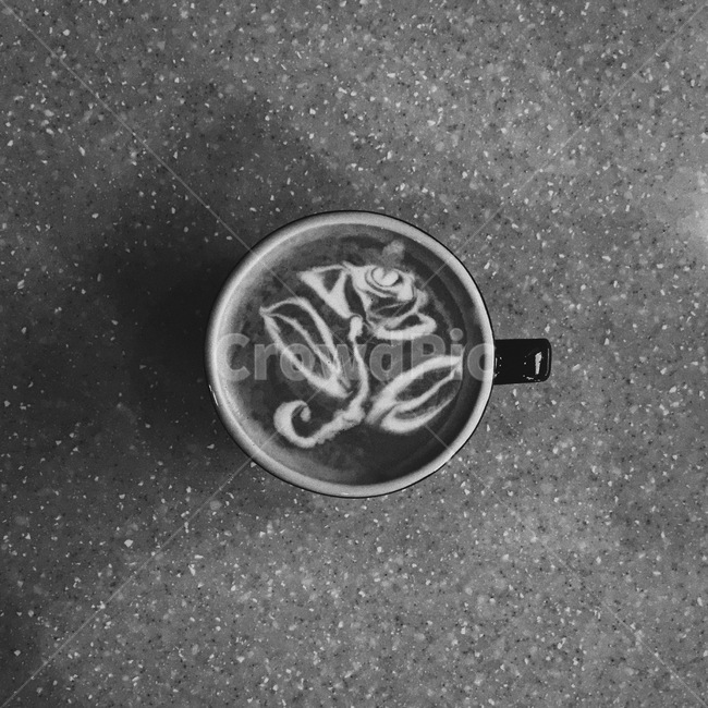 라떼아트,커피,카페라떼,coffee,latteart,커피,카페,coffee,cafe,흑백,모노톤,monochrome,black and white