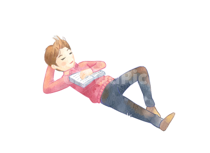 leaf of grass,spring semester,Brightness,spring breeze,oil paint,smile,spring,pastel,character,leaves,sight,drawing,season,Laziness,nap,conversation,spring outing,warmth,hand drawing,pleasure,tree,breeze,sloth,painter,in a dream,dream,background,person,pl