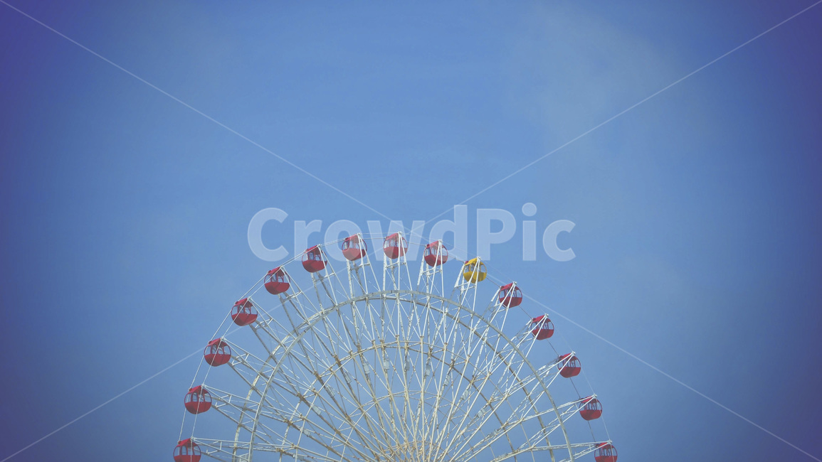 일본,관람차,놀이,심플,배경,풍경,놀이공원,놀이동산,놀이터,amusement park,playground