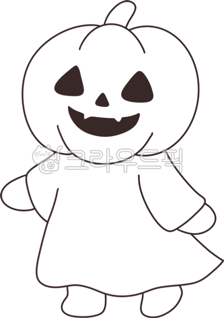 할로윈, 핼로윈, 할로윈데이, 할로윈유렁, 할로윈호박, 사진,이미지,일러스트,캘리그라피 - 그림그리는쥐선생작가