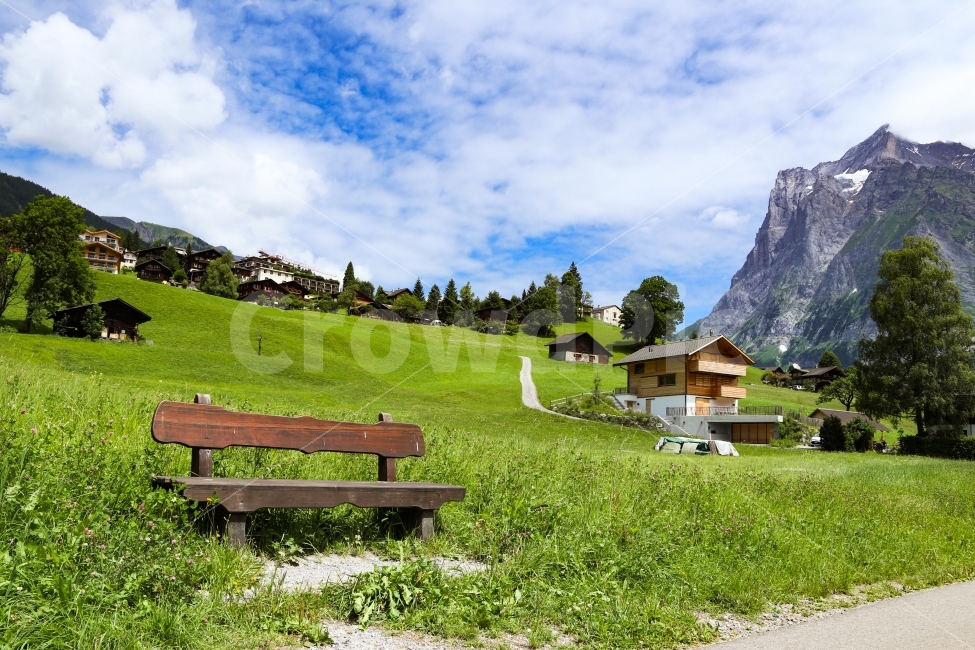 스위스,그린델발트,Swiss,Switzerland,Grindelwald,풍경,자연,풍경사진,자연사진,자연,풍경,nature,landscape,시골,마을,country,rural,town,해외,외국,세계,foreign,oversea,world,bench,벤치,outdoors,옥외