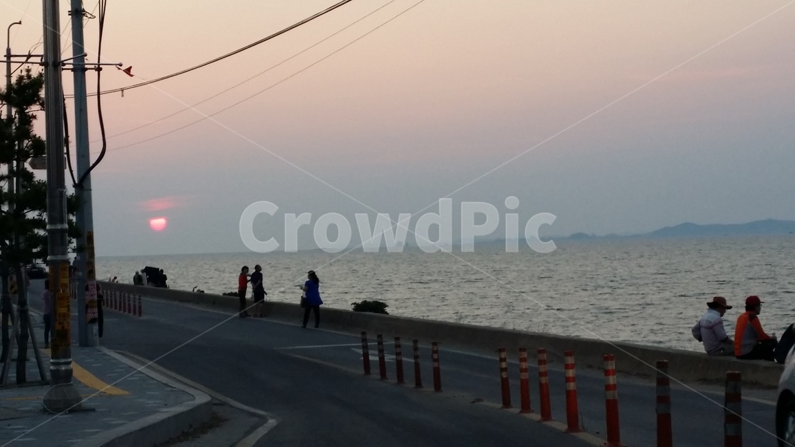노을,석양,sunset,붉은노을,하늘,바다