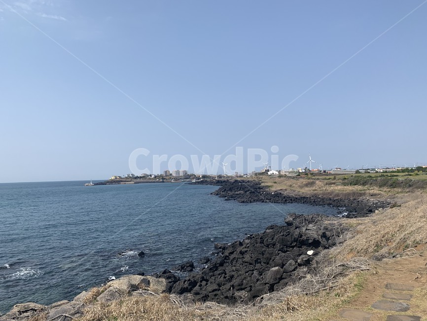 제주도,바다,둘레길,sea,jeju,자연,풍경,nature,landscape,한국자연풍경,한국자연경관,korea nature landscape,제주도,jeju,jeju island,gravel,자갈,road,도로,dirt road,흙길