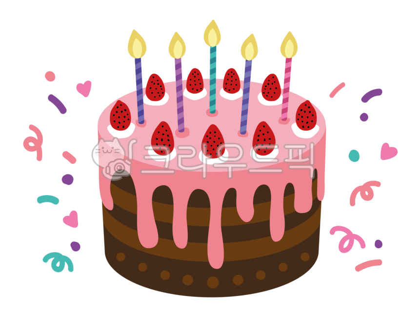 cake,케이크,food,음식,dessert,디저트,birthdaycake,초코케이크,핑크케이크,생일케이크,핑크,생일파티,party,축하,생일축하,생일카드,어린이집,유치원,케이크일러스트,생일잔치,congratulation,생일촛불