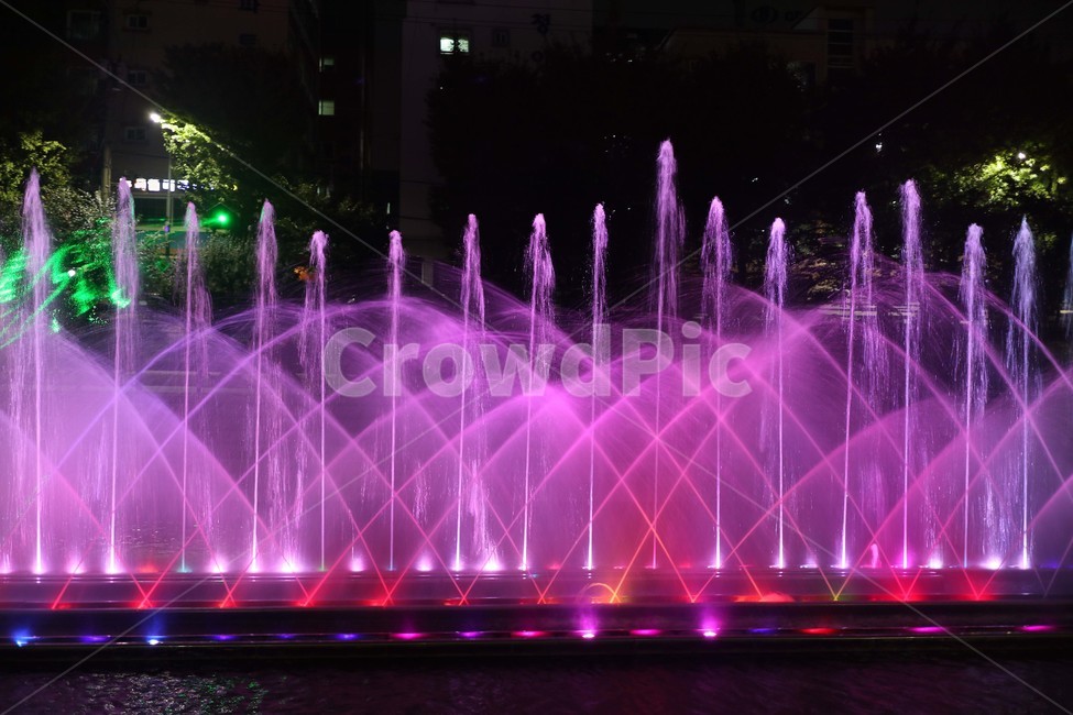 분수대,분수,야간분수,여름,청량,불광천,여름,계절,summer,season,야경,밤,풍경,nightscape,night,landscape,water,물,fountain