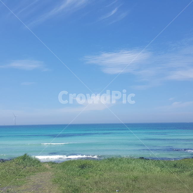 제주도월정리해변,월정리해변,제주도,해변,하늘,구름