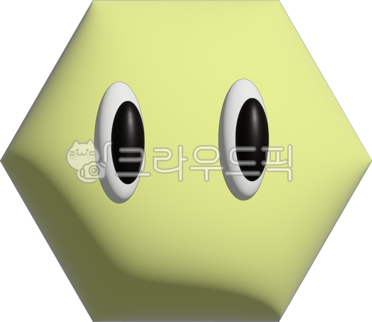 3d도형,도형,육각형,입체도형,이모지