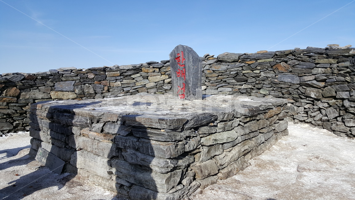 태박산,천제단,산,등산,겨울
