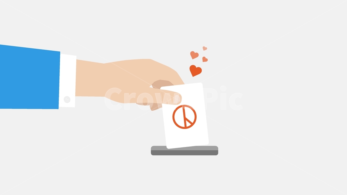 선거,투표,유권자,총선,권리,표,손,종이,도장,투표함,하트,남자,선거이미지공모전,그래픽,일러스트레이션,graphic,illustration