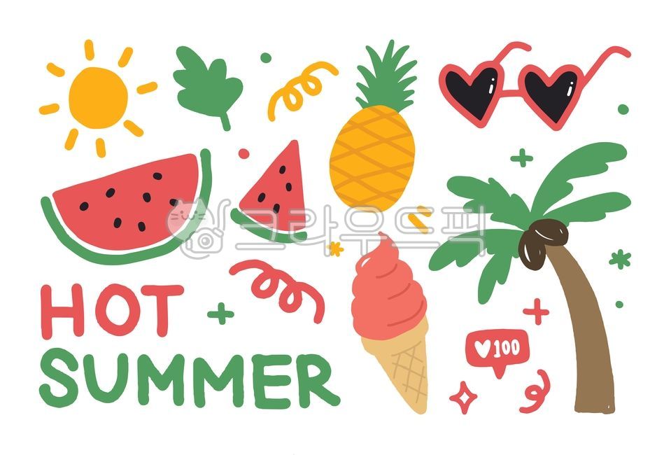 여름,여름일러스트,여름오브젝트,summer,파인애플,수박,휴양지,아이콘,단순한,심플,미니멀,배경,백그라운드,그래픽배경,텍스타일,모양,일러스트,디자인소스,그래픽소스,귀여운,웹디자인,손그림,낙서,백터,소스,다이어리,꾸미기,편집디자인,그래픽,graphics