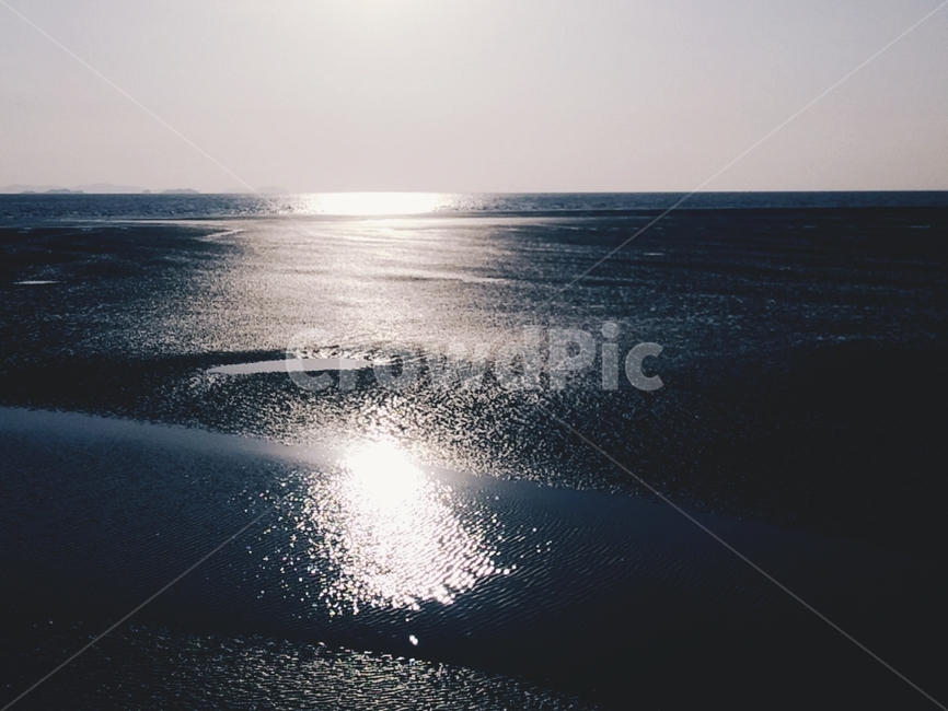 바다,햇빛,자연,옥외,해변,갯벌,서해,풍경,nature,태양,눈부신,빛,인천,섬,아시아,물결,ocean,파도