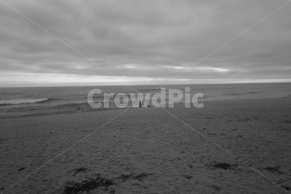 해변,coast,beach,sand,cloud,흑백,모노톤,monochrome,black and white