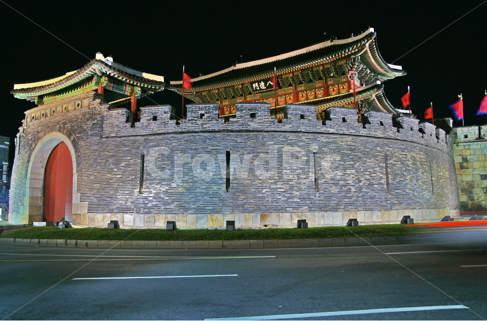 팔달문,수원화성,우진각지붕,남문,문루,옹성,야경,보물제402호,유네스코세계문화유산,성곽,홍예문,한국전통,한국문화,korean traditional,korean culture