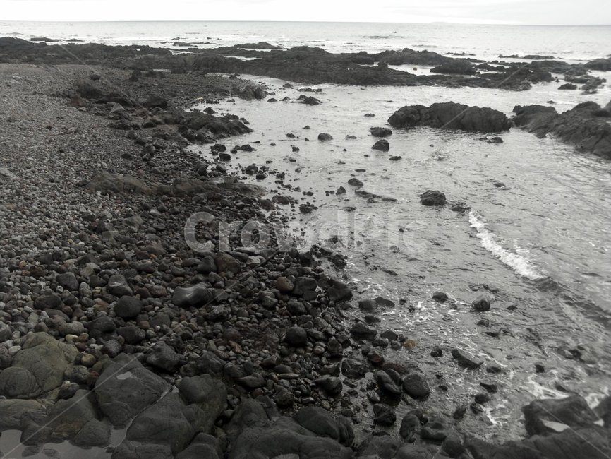 nature,자연,흐린날씨,바다,sea,검정자갈
