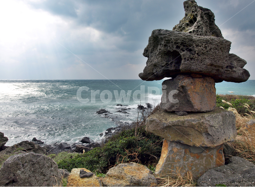 기원탑,돌탑,올레12코스,올레길,제주,서귀포시,해안,방사탑,자연,풍경,nature,landscape,promontory,곶