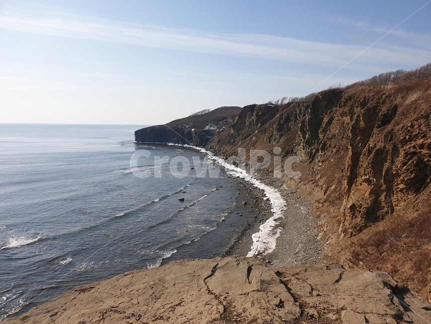 버다,바위,얼음,절벽,파도,자연,풍경,nature,landscape,promontory,곶,outdoors,옥외