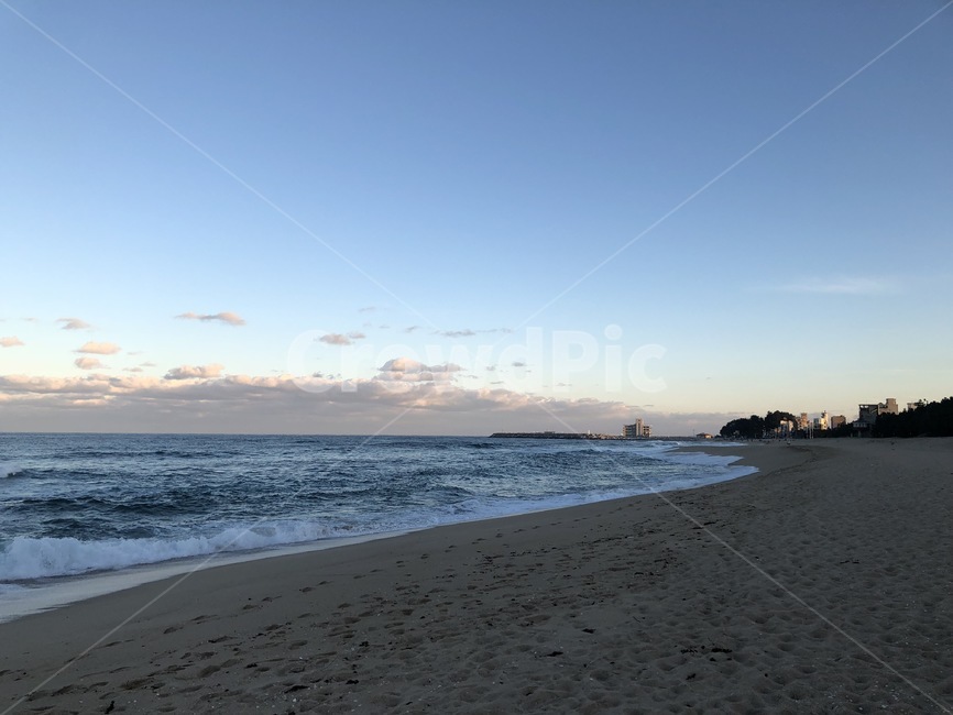 파도,초저녁,동해,바람,풍경,모래사장,배경,바다,해변,바다,beach,sea