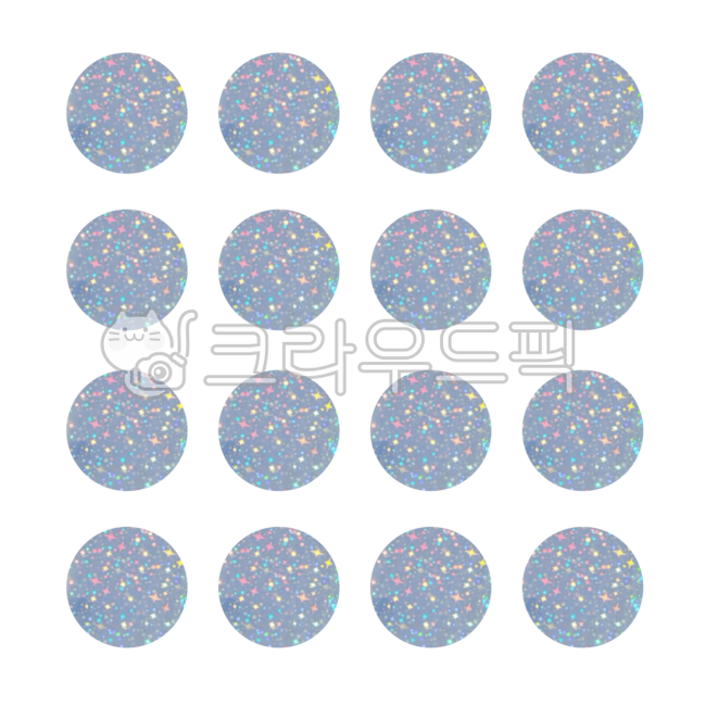 스티커,홀로그램,반짝이스티커,반짝이,펄스티커,보석패턴,패턴,홀로그램패턴,라벨지,원형스티커