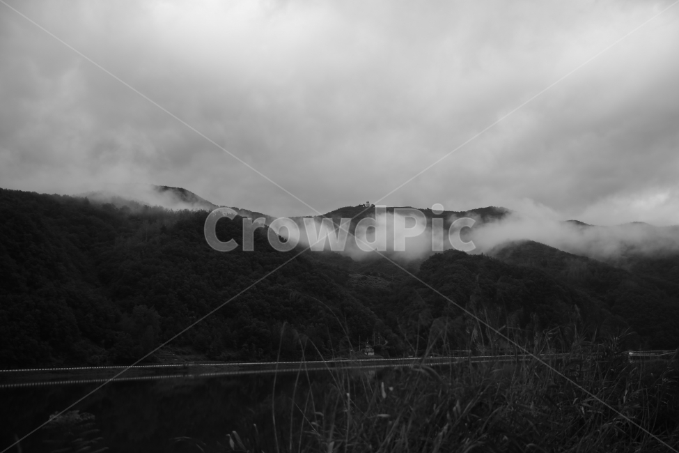흑백,산,힐링,구름,감성사진,자연,풍경,nature,landscape,흑백,모노톤,monochrome,black and white,weather,날씨,outdoors,옥외