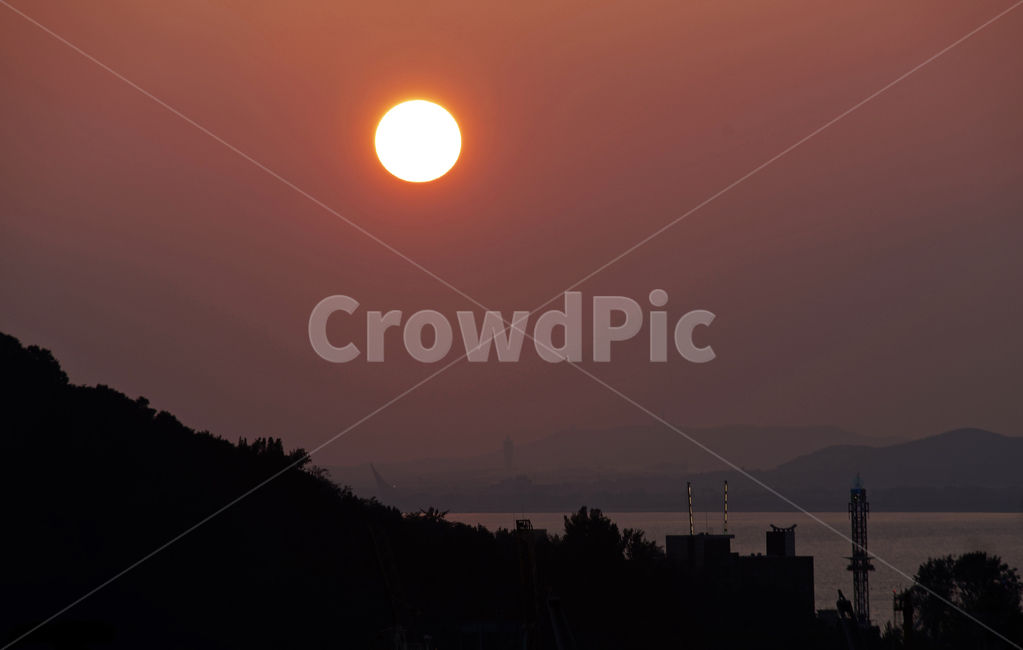 일몰,석양,월미도,붉은해,지는해,자연,풍경,노을,자연,풍경,nature,landscape,outdoors,옥외,sky,하늘