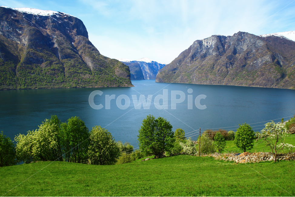 피오르드,노르웨이,피요르드,장엄한,물,호수,강,강변,풍경,경치,대자연,북유럽,유럽,빙하지형,녹색,봄,송네피오르드,아름다운,전경,자연,스칸디나비아,산,산맥,절벽,가파른,그림같은,웅장한,경관,장관,절경,청정,청정지역,여유,평화로운,조용한,한적한,전원,정적인,자연,풍경,nature,landscape,해외,외국,세계,foreign,oversea,world,세계자연풍경,해외자연풍경,외국자연풍경,world nature landscape,plant,식물,grass,잔디,outdoors,옥외