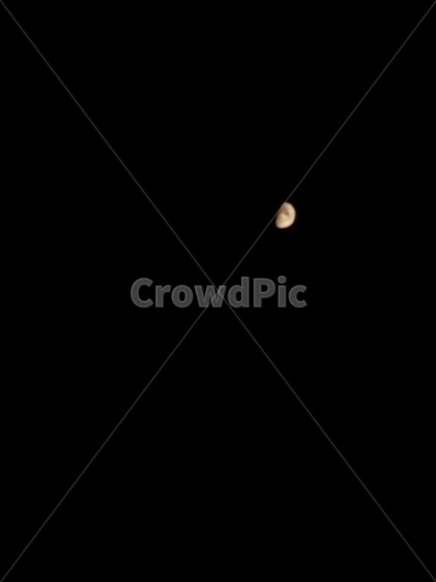 달,반달,밤하늘,moon,하늘,sky
